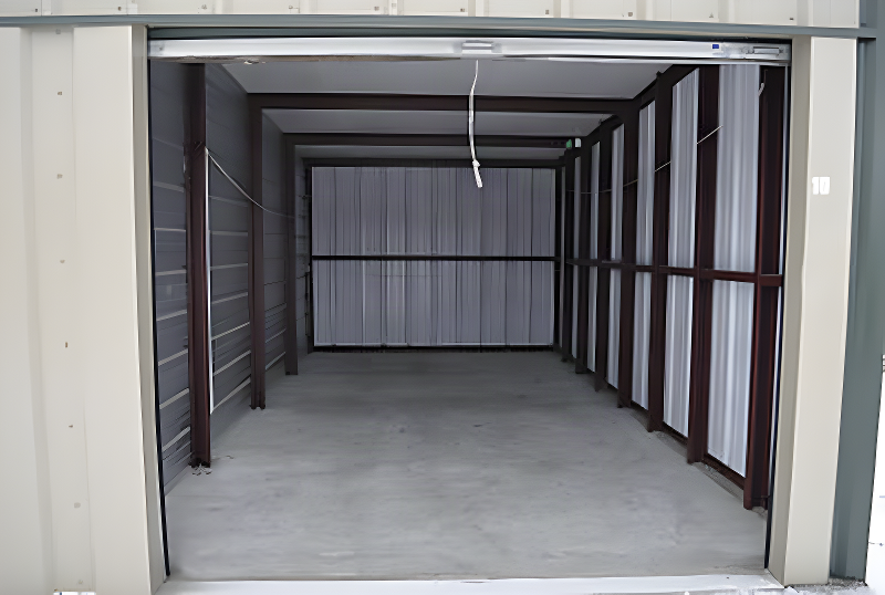 Inside a clean storage unit